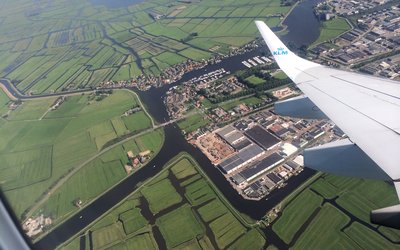Drained peatlands in the Netherlands
