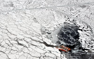 Loss of sea ice in the Arctic: Sad testimony of climate change, good news for the economy