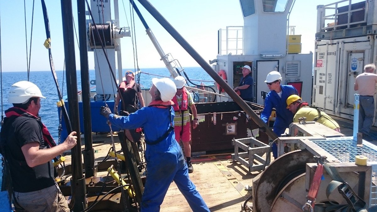 The Dutch are drilling in the North Sea to reconstruct sea level rise