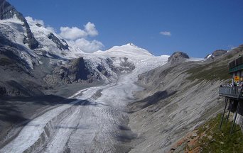 Glaciers retreat in Austria in 2100