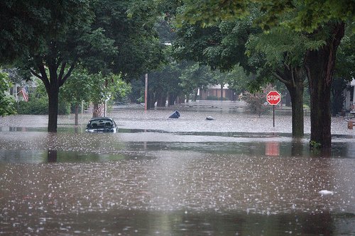 Global exposure to river and coastal flooding: Long term trends and changes