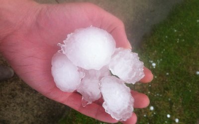 Yes, climate change can also change the intensity of hailstorms