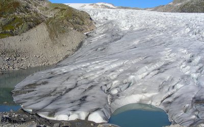 Glacier in Central Europe
