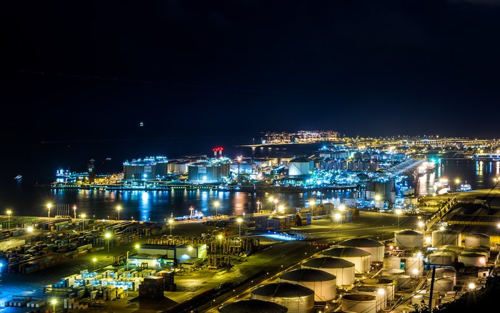 Oil terminal Barcelona