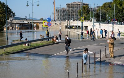 Peak discharge Danube September 2024