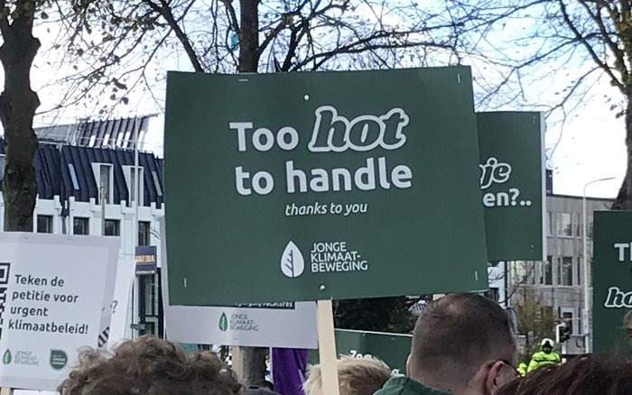 Protest against global warming