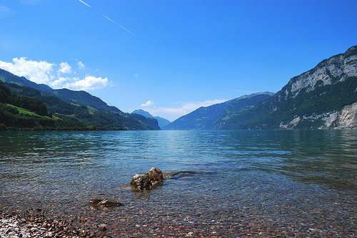 Impacts of climatic change on water in the Swiss Alps