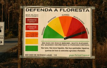 Wildfire risk Portugal