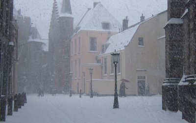 Winter snow depths in Europe are decreasing, except for the coldest regions