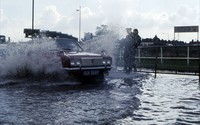 Urban flooding due to surcharged drainage systems  in England